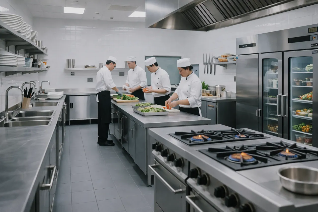 Commercial kitchens